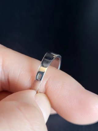 Anillo Plata Ley 925 Rodiada Circonitas Talla 15