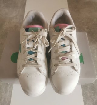 Scarpe Diadora donna bianche rosa tg 38