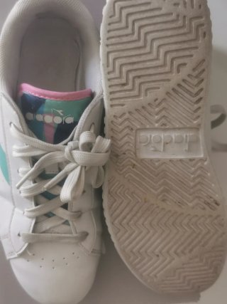 Scarpe Diadora donna bianche rosa tg 38