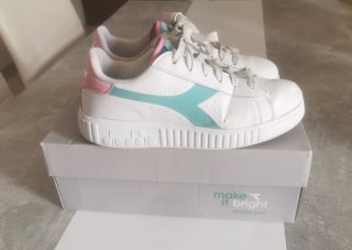 Scarpe Diadora donna bianche rosa tg 38