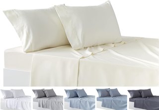 Set lenzuola microfibra regolabile grigio Todocama