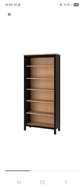 Conjunto Muebles Salón Ikea Hemnes Negro