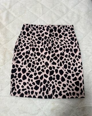 Falda estampada animal print