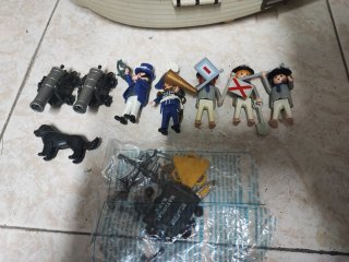 Barco Goleta Años 90 Playmobil con Figuras