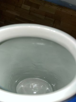 Jarrón Chino Porcelana Azul y Blanco con Tapa