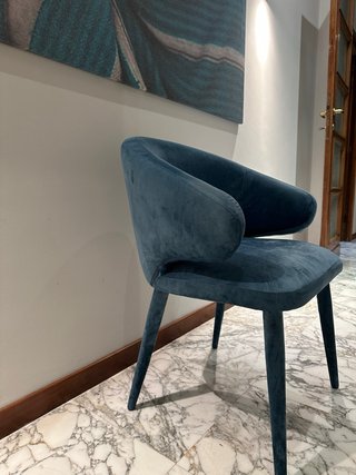 Sedie Eichholtz velluto blu