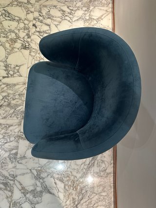 Sedie Eichholtz velluto blu