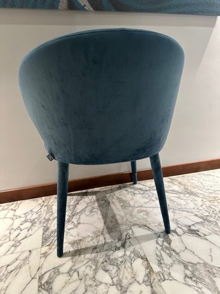 Sedie Eichholtz velluto blu