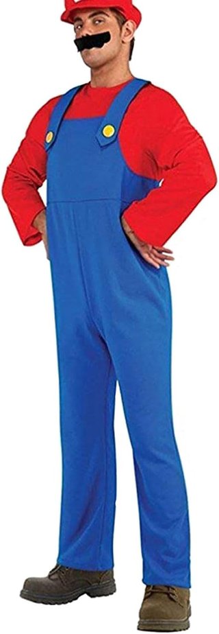Disfraz cosplay fontanero Super Brothers carnaval