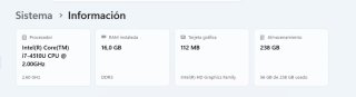 Portátil I7 16 Ram, 256 SSD Toshiba Z30-A Gris