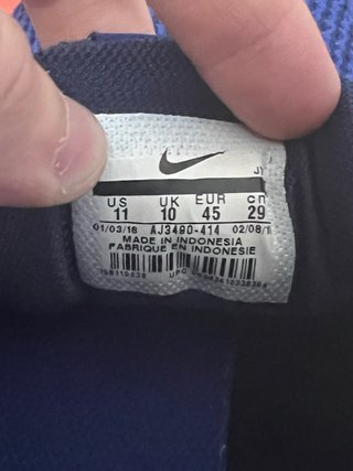 Nike Revolution 4 Azul Blanco Talla 45