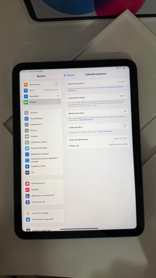 iPad 11 A16 azul + Teclado y Lápiz