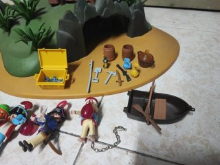 Playmobil Isla Pirata con Accesorios