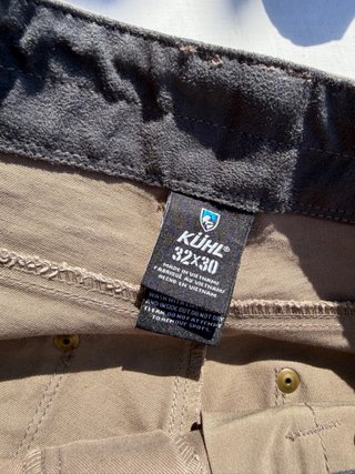 Pantaloni Kuhl Arrampicata Taglia 32x30