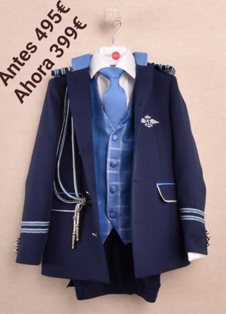 Traje comunión niño talla 9