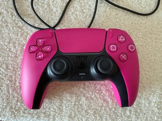 Mando PS5 Rosa y Negro