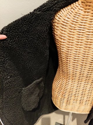 Cappotto lana giapponese nero