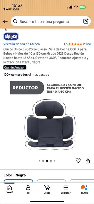 Silla de coche Chicco Unico EVO I'Size