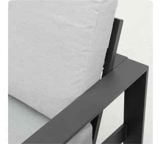 Juego 2 sillones exterior aluminio