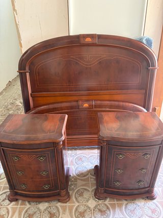 Muebles de dormitorio madera oscura
