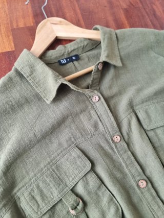 Mono corto verde militar Talla XL