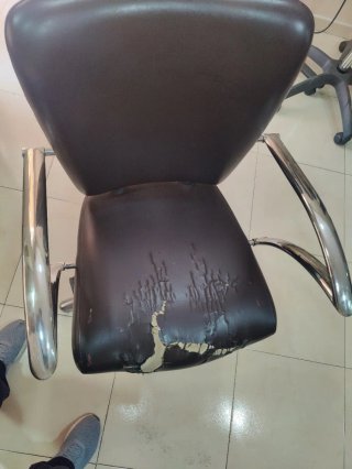 Sillón Peluquería Hidráulico Negro