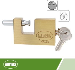 Candado Amig rectangular alta seguridad