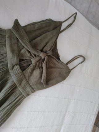 Vestido verde midi