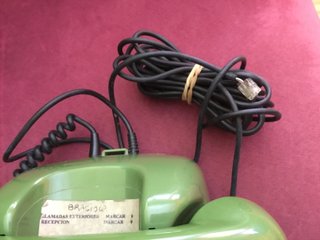 Teléfono Antiguo Feuer Notruf Verde