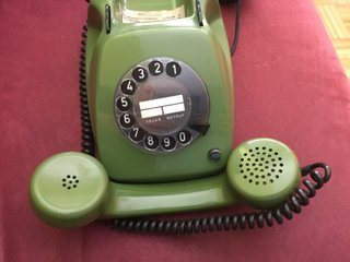 Teléfono Antiguo Feuer Notruf Verde