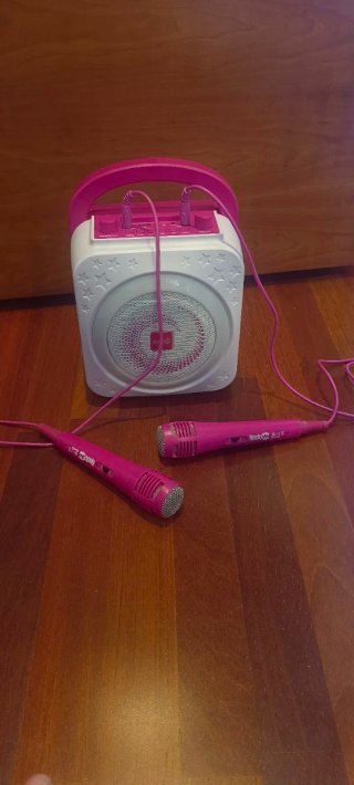 Karaoke Infantil Rosa y Blanco