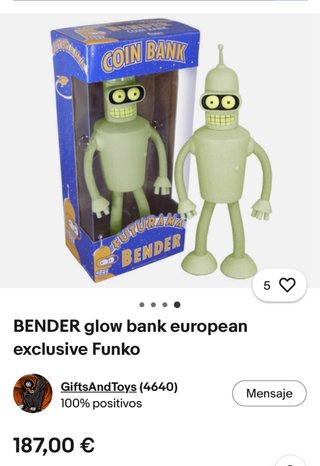 Figura Bender de Futurama