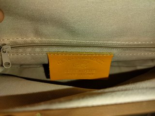 Bolso de Piel Amarillo con Cadena Dorada
