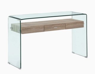 OCASION ! Consola cristal templado Meubletmoi cajó