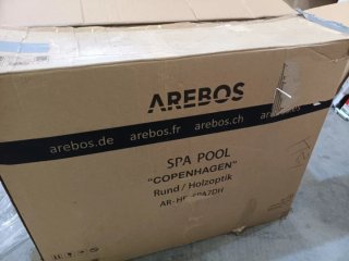 Spa hinchable AREBOS Copenhagen para 7 personas