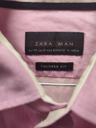 Camisa Zara Niño Talla M Rosa