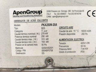 Generador de Aire Caliente Gasoil