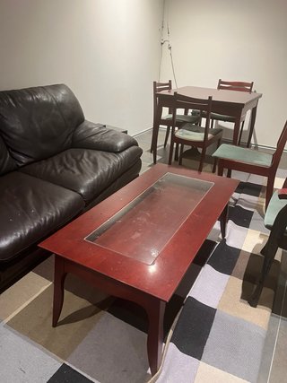 Mesa de centro madera cerezo