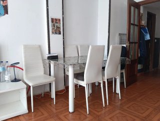 Mesa de cristal con sillas 6 sillas
