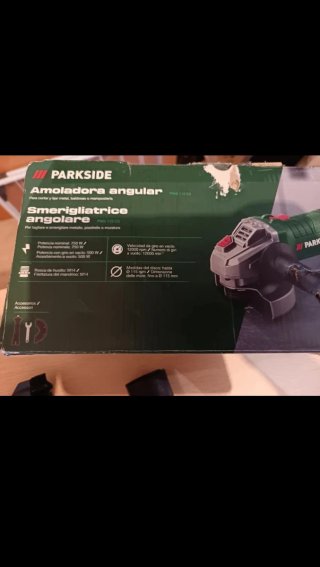Radial Parkside 750W 115mm nuevo