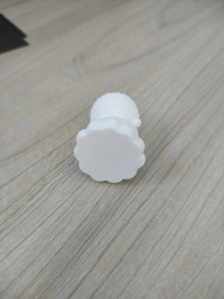 Mini Buda 3D color blanco