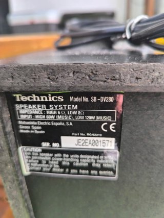 Equipo Sonido Technics SH-DV280