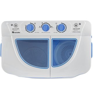 Mini lavadora 4,5 kg con centrifugadora 3,5 kg, blanco