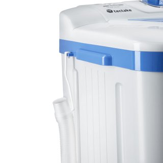 Mini lavadora 4,5 kg con centrifugadora 3,5 kg, blanco