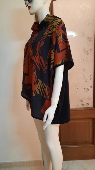 Blusa Cannella fantasia taglia XL