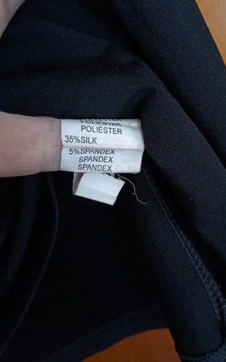 Blusa negra de verano.
