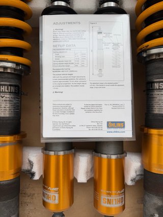 Suspensión Öhlins BMW M2, M3, M4 + copelas millway