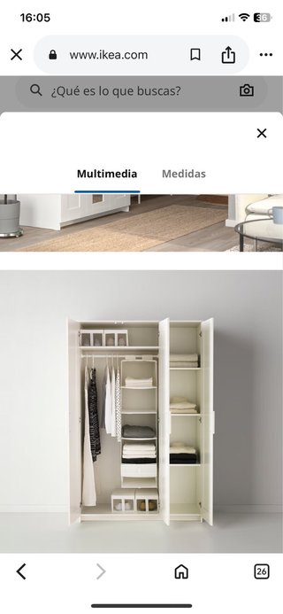 Armario Brimnes Ikea Blanco
