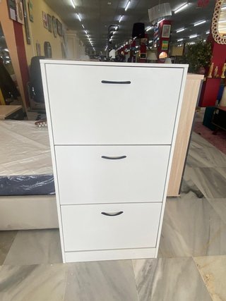 Zapatero Blanco 3 Cajónes/Nuevo