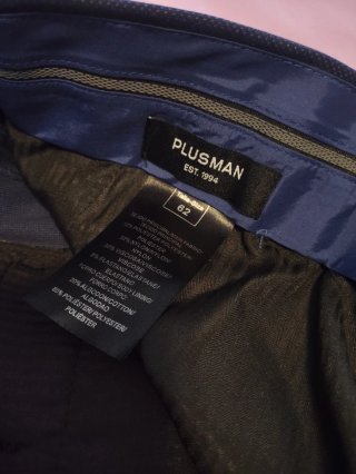 Traje de hombre azul
